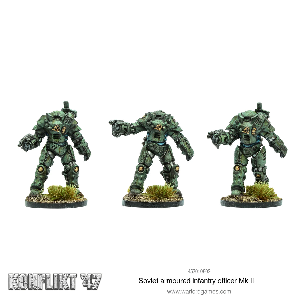 Konflikt '47 - Soviet Bloc: Armoured Infantry Officer Mk II