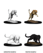 D&D Nolzurs Marvelous Unpainted Miniatures Panther & Leopard