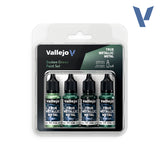 Vallejo - True Metallic Metal: Dusken Green Paint Set