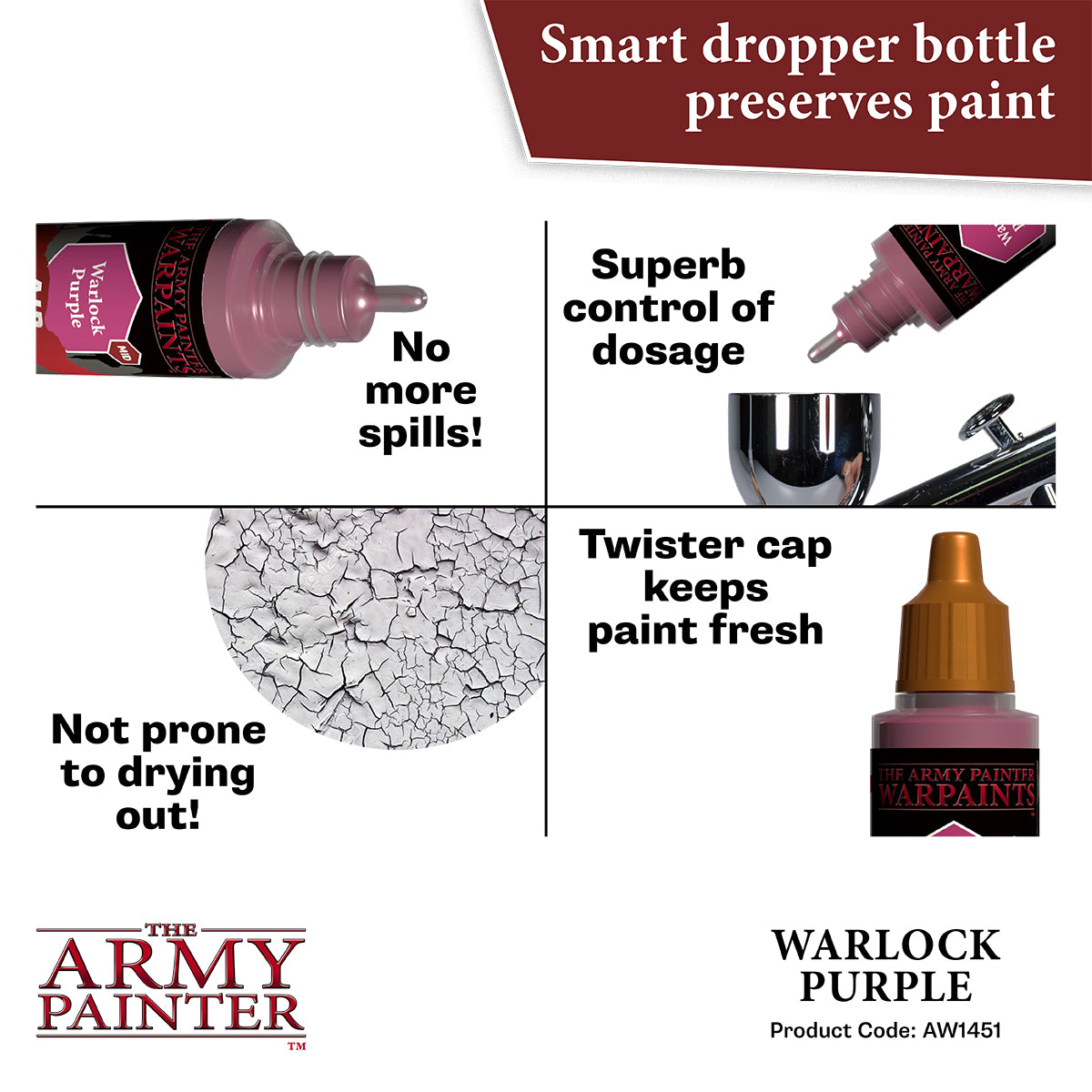 The Army Painter - Warpaints Air: Warlock Purple