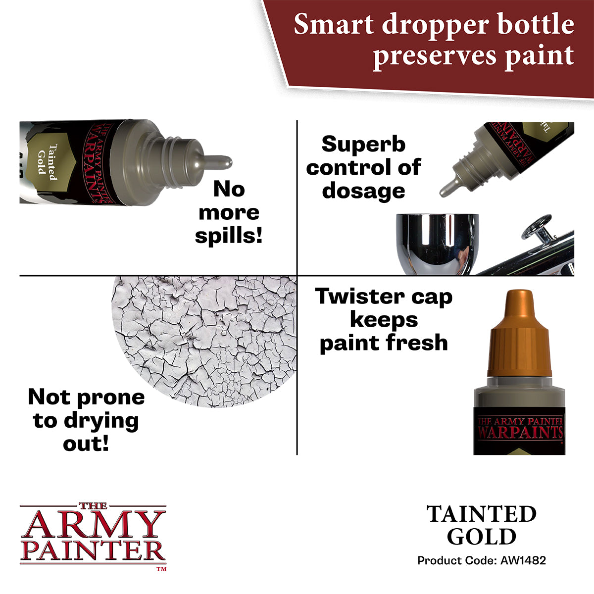 The Army Painter - Warpaints Air Metallics: Tainted Gold