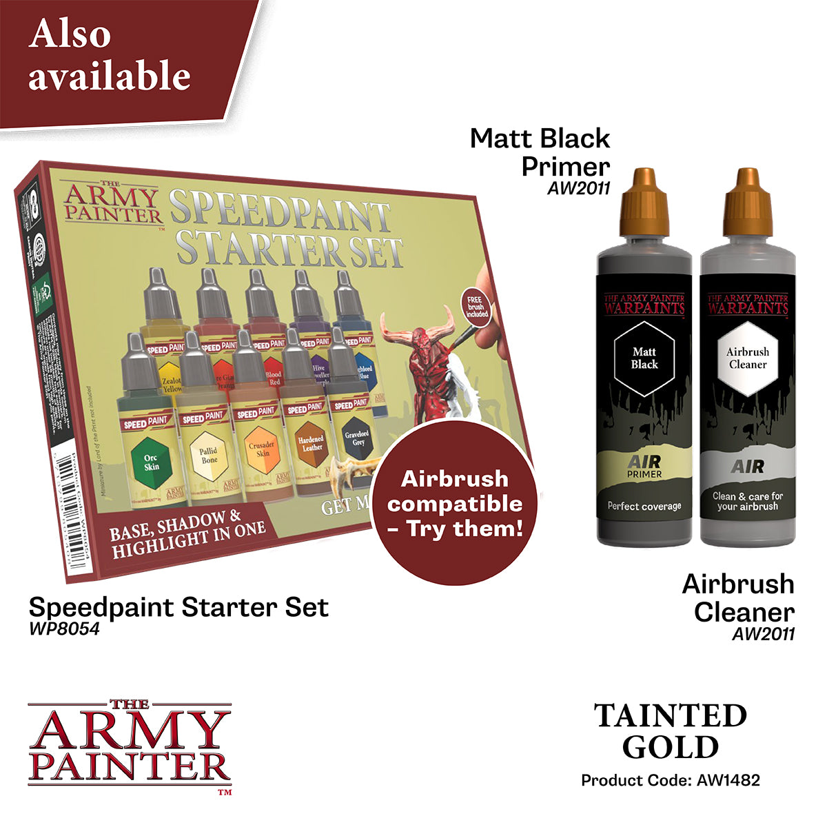 The Army Painter - Warpaints Air Metallics: Tainted Gold