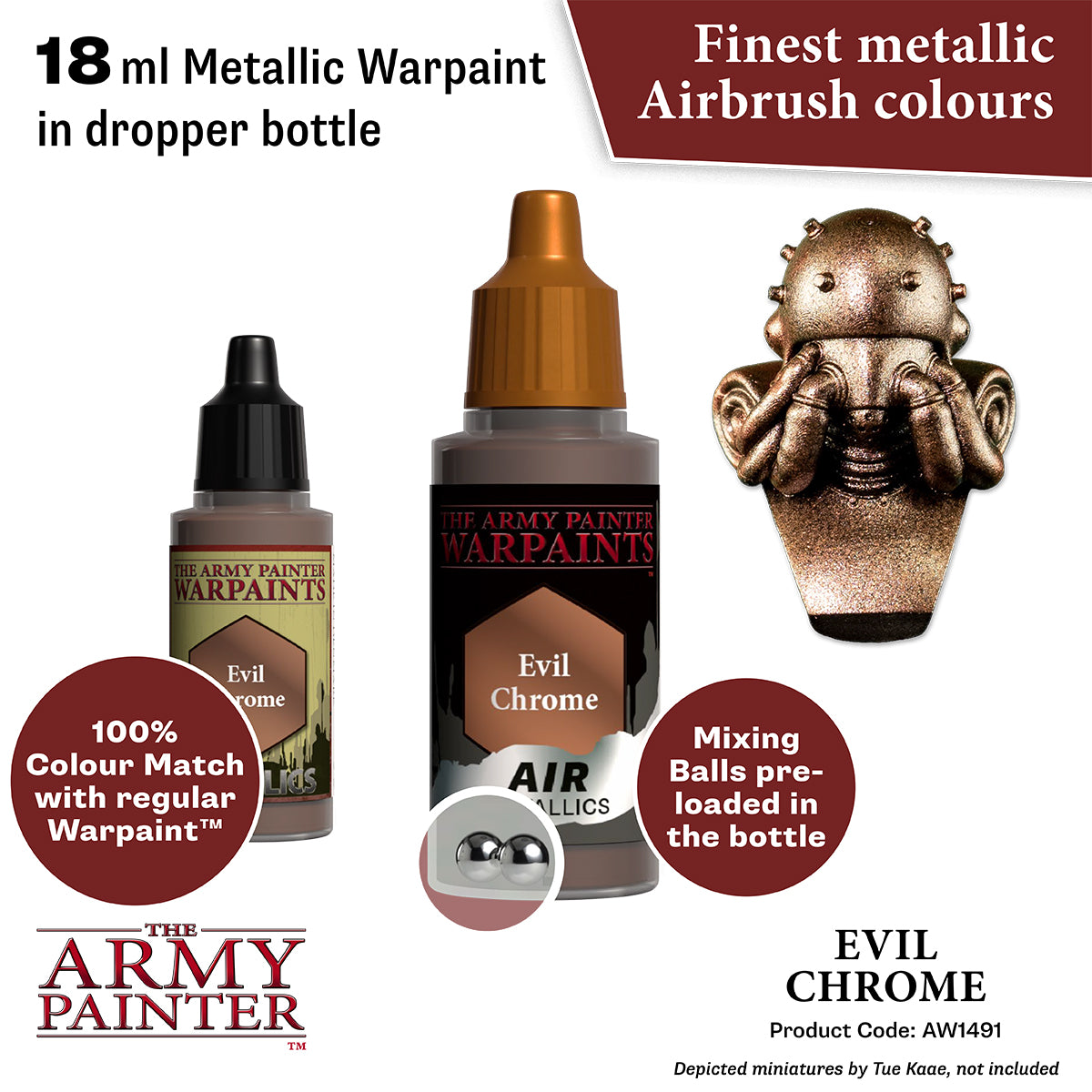 The Army Painter - Warpaints Air Metallics: Evil Chrome