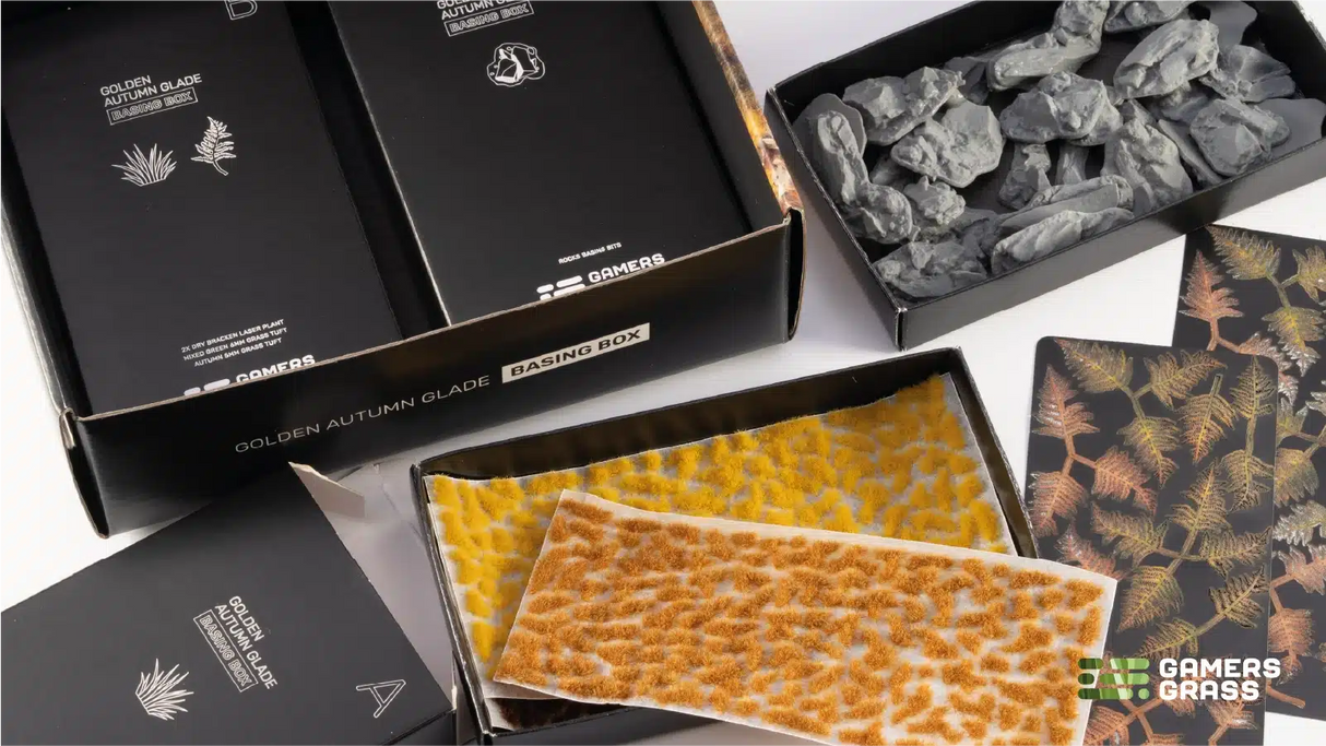 Gamers Grass - Golden Autumn Glade Basing Box