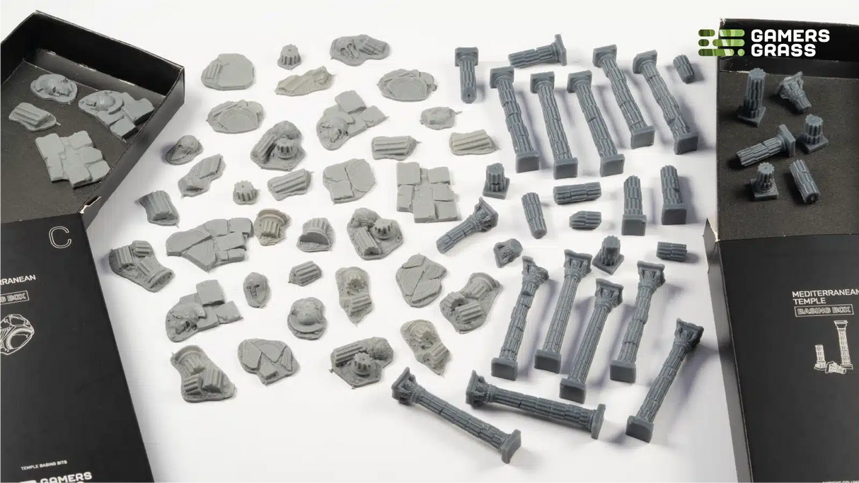 Gamers Grass - Mediterranean Temple Basing Box