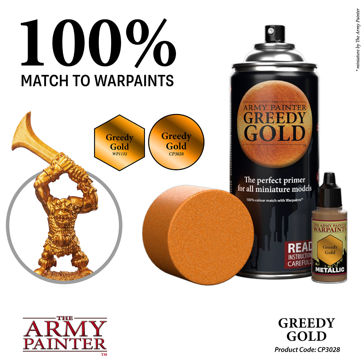 The Army Painter - Colour Primer: Greedy Gold