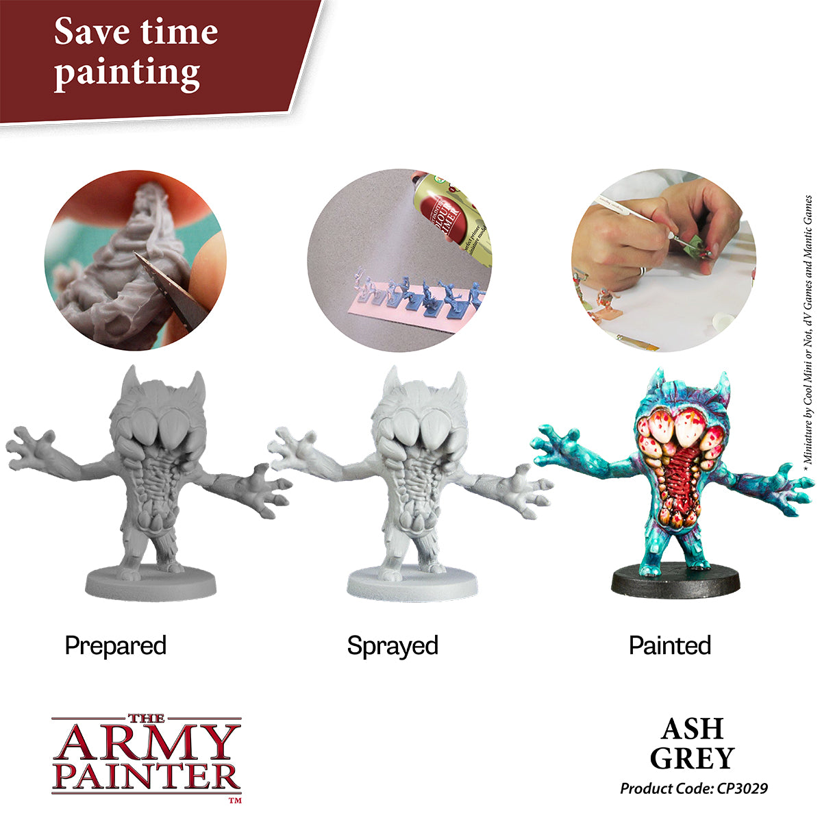 The Army Painter - Colour Primer: Ash Grey