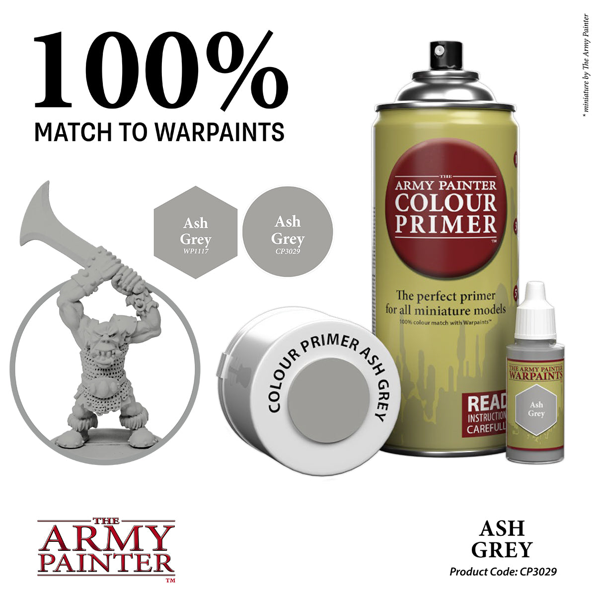 The Army Painter - Colour Primer: Ash Grey