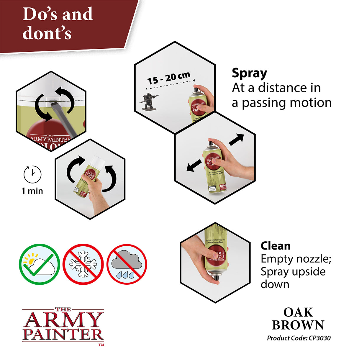 The Army Painter - Colour Primer: Oak Brown