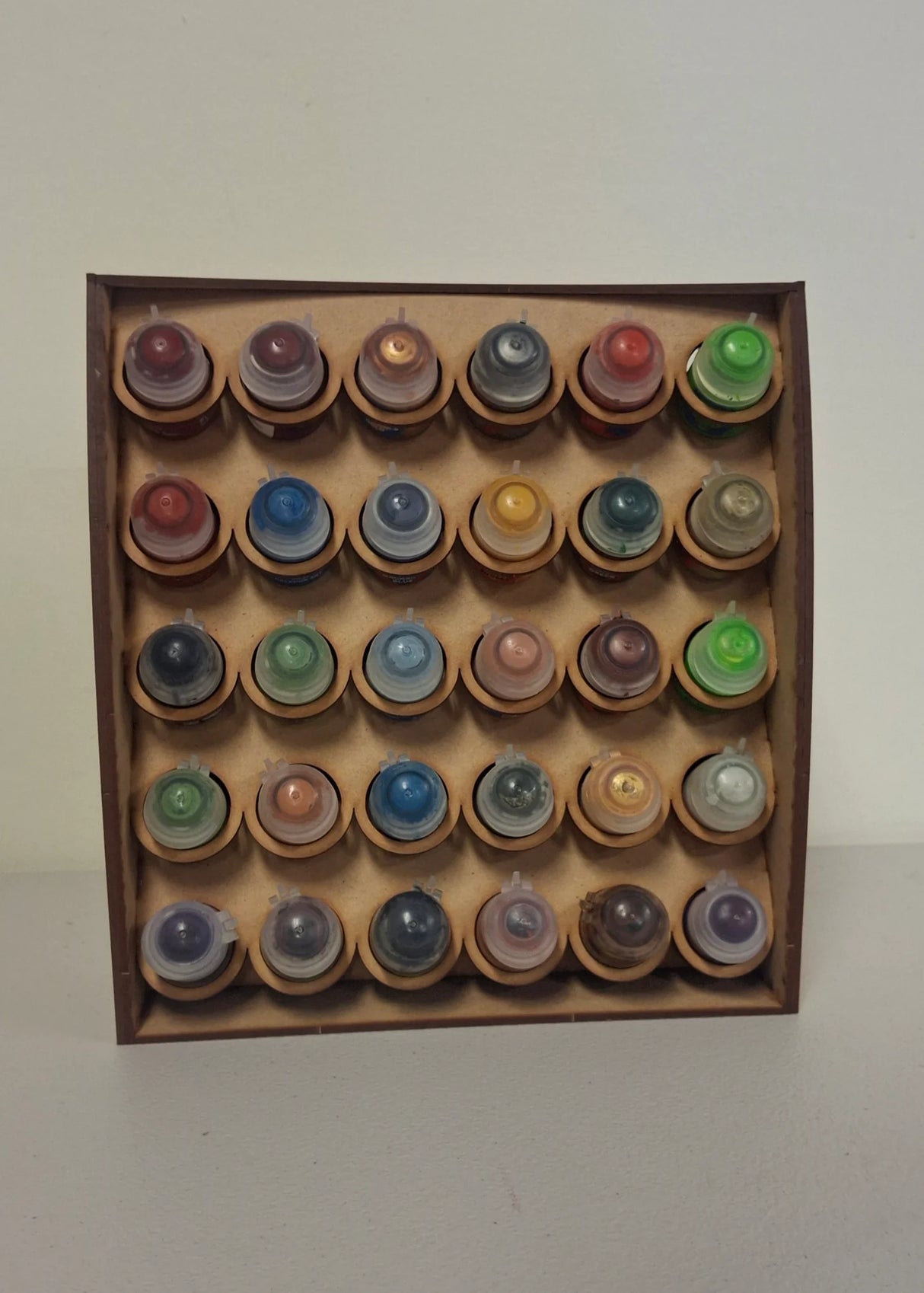 Dark Castle Terrain - Paint Station: 30 Slot Paint Pot Paint Rack