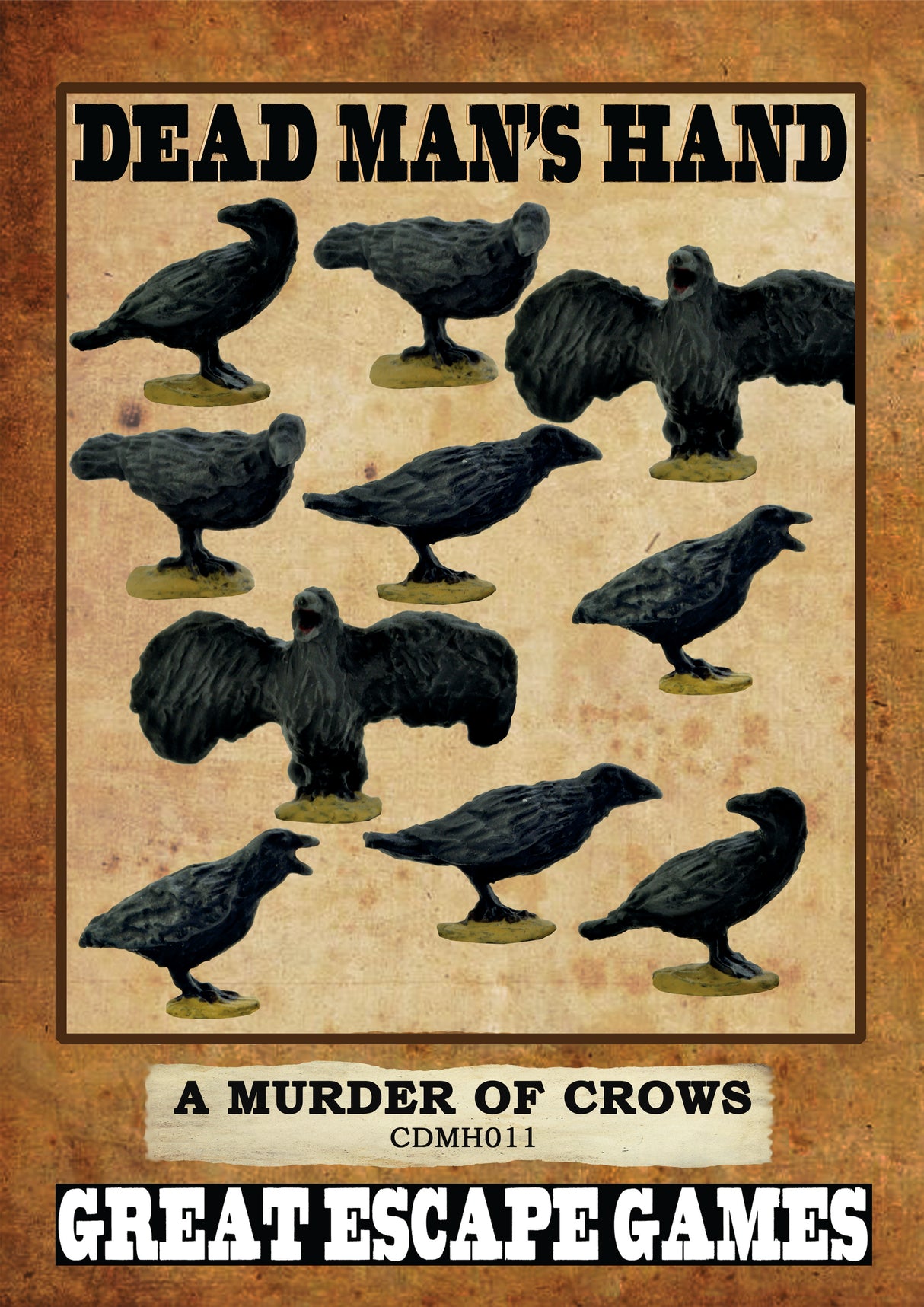 Dead Man's Hand - A Murder of Crows (10 crows)
