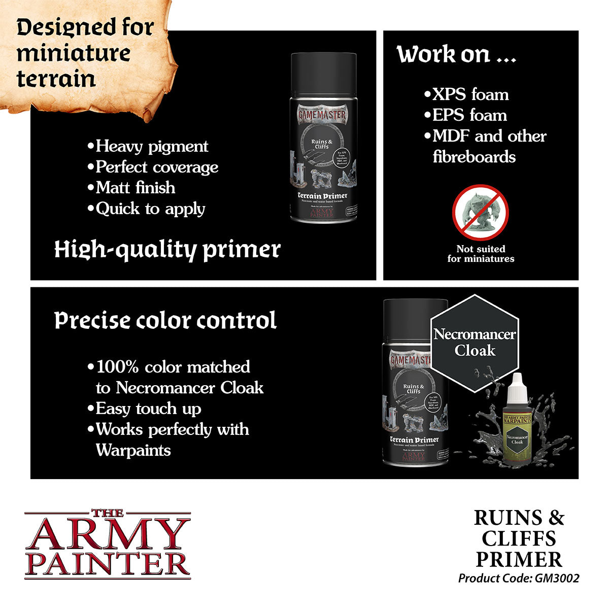 The Army Painter - Gamemaster: Terrain Primer - Ruins & Cliffs