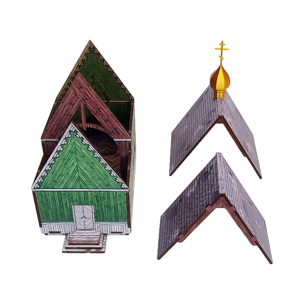 Micro Art Studio - Pre-Painted WW2 Ostfront Village Tserkov