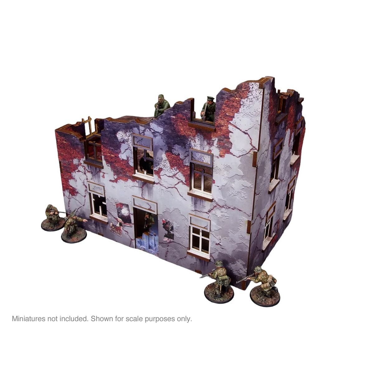 Micro Art Studio - Pre-Painted WW2 Ostfront Stalingrad Apartment Block Front