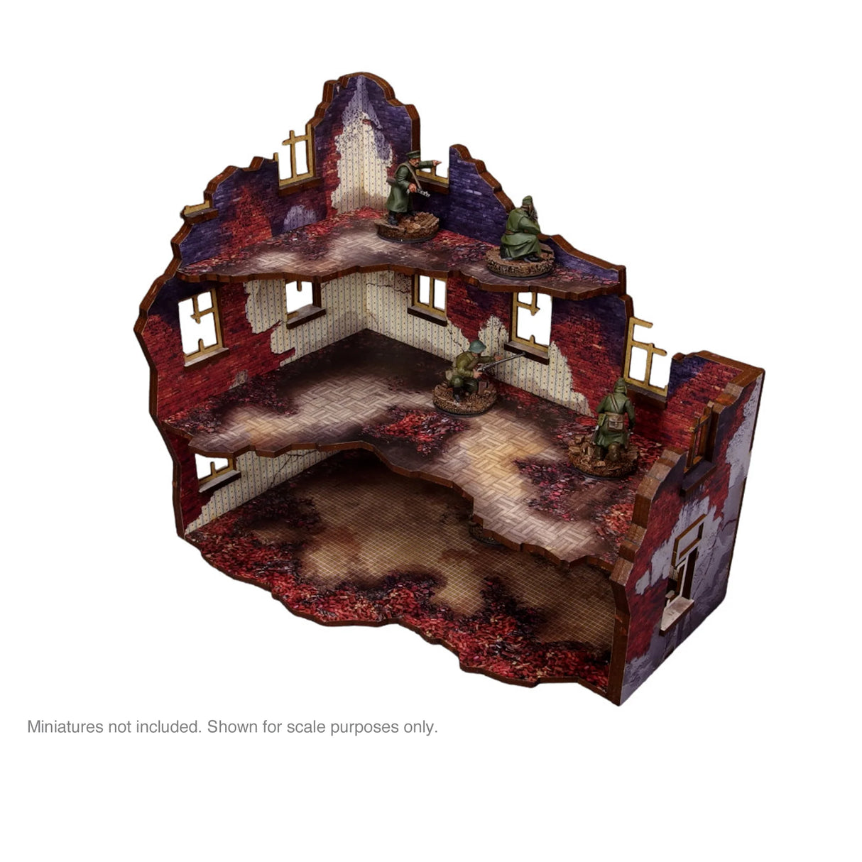 Micro Art Studio - Pre-Painted WW2 Ostfront Stalingrad Apartment Block Front