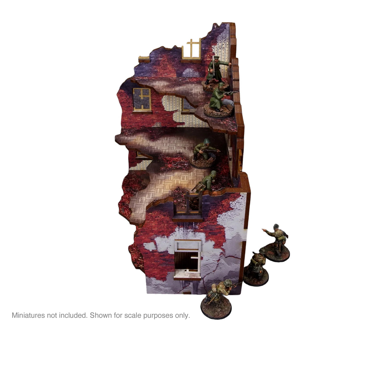 Micro Art Studio - Pre-Painted WW2 Ostfront Stalingrad Apartment Block Front