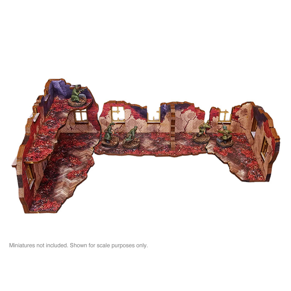 Micro Art Studio - Pre-Painted WW2 Ostfront Stalingrad Ruined Building