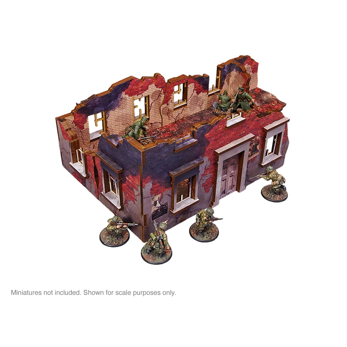 Micro Art Studio - Pre-Painted WW2 Ostfront Stalingrad Ruined Building