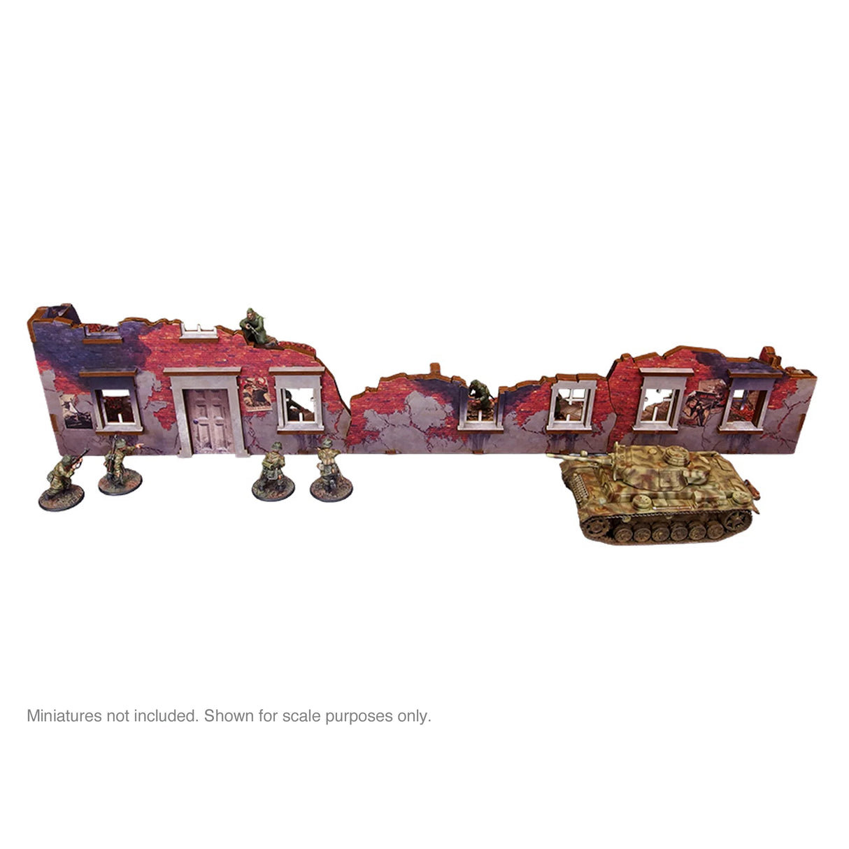 Micro Art Studio - Pre-Painted WW2 Ostfront Stalingrad Ruined Building