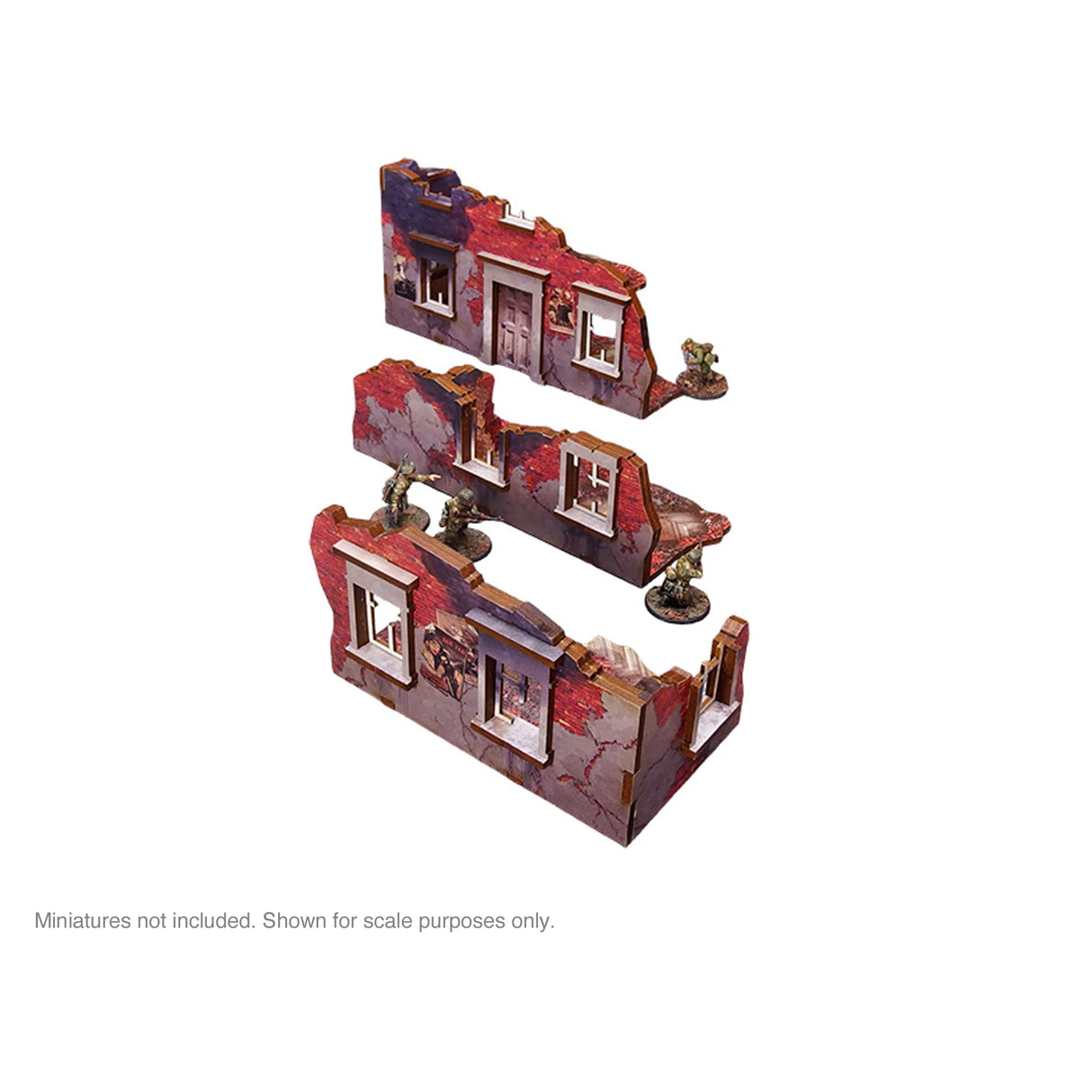 Micro Art Studio - Pre-Painted WW2 Ostfront Stalingrad Ruined Building
