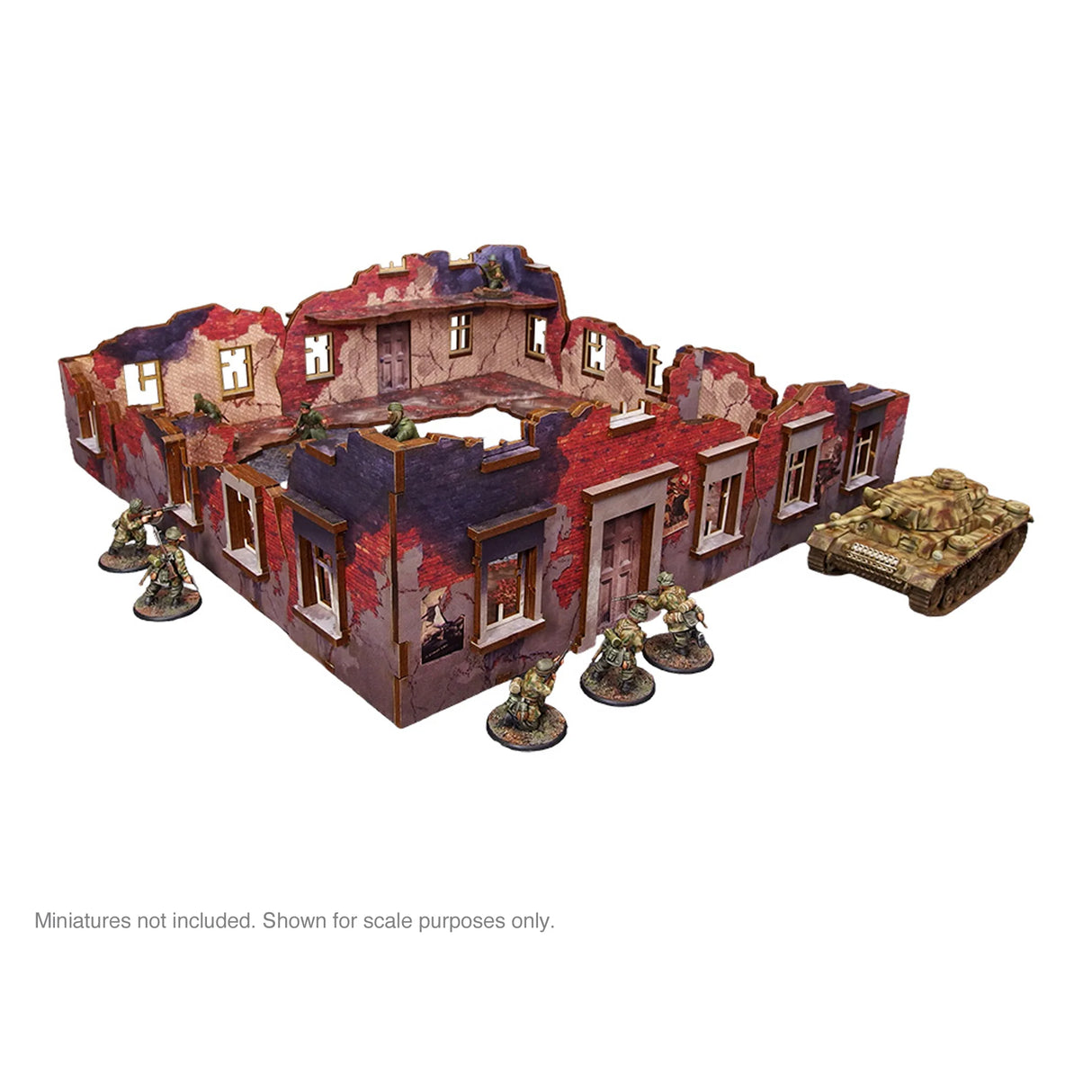 Micro Art Studio - Pre-Painted WW2 Ostfront Stalingrad Ruined Building
