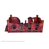 Micro Art Studio - Pre-Painted WW2 Ostfront Stalingrad Factory Back (With Ramp)