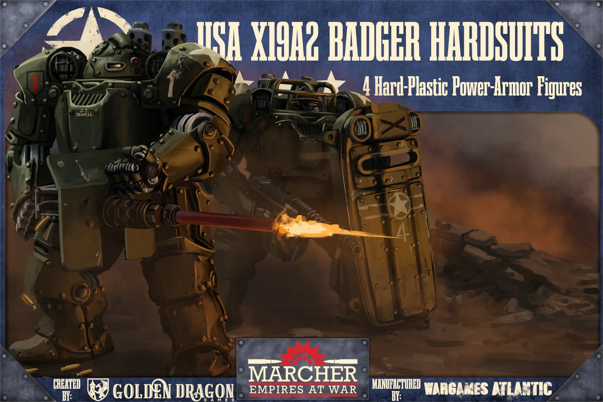 Marcher: Empires at War - USA X19A2 Badger Hardsuits