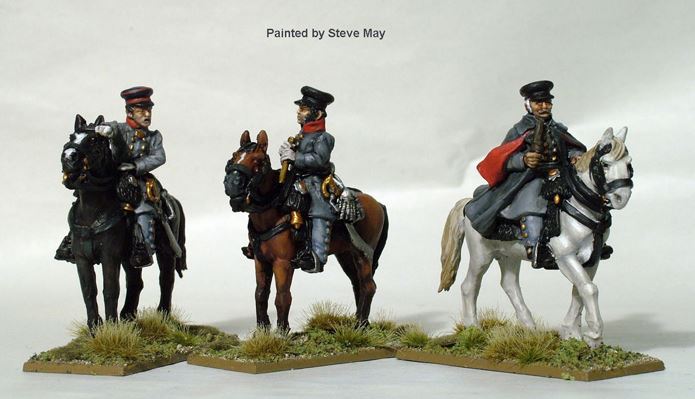 Perry Miniatures - Prussian High Command ( Field-Marshal von Blucher, Lt-Gen. von Gneisenau and Maj-Gen. von Pirch I )