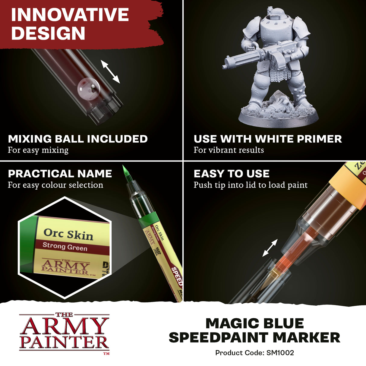 The Army Painter - Speedpaint Marker: Magic Blue