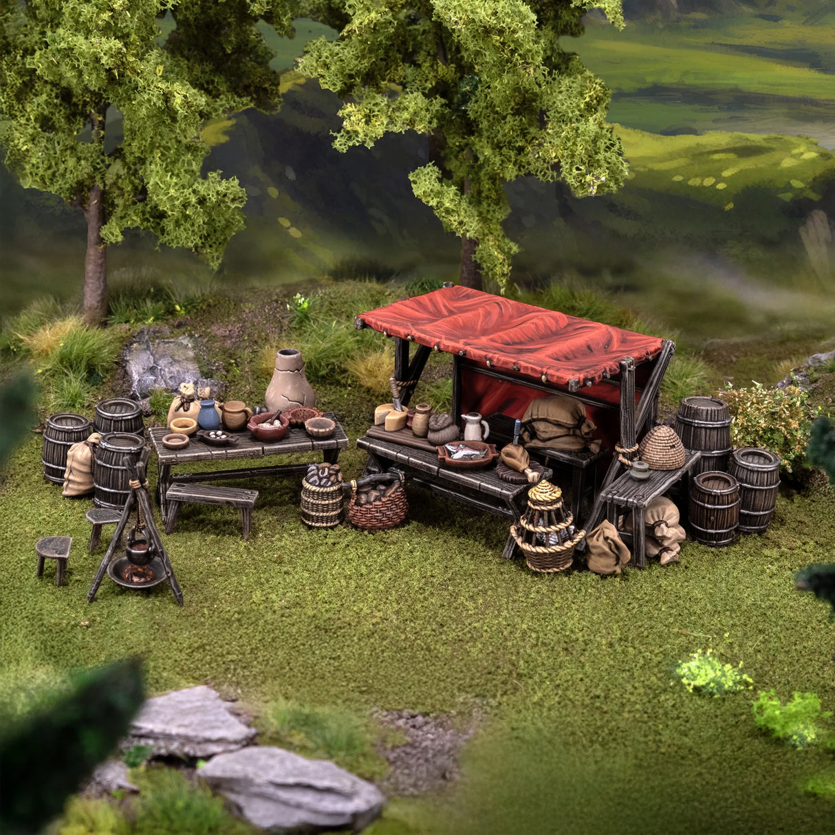 Victrix Miniatures - Market Stall (Dark Ages & Medieval)