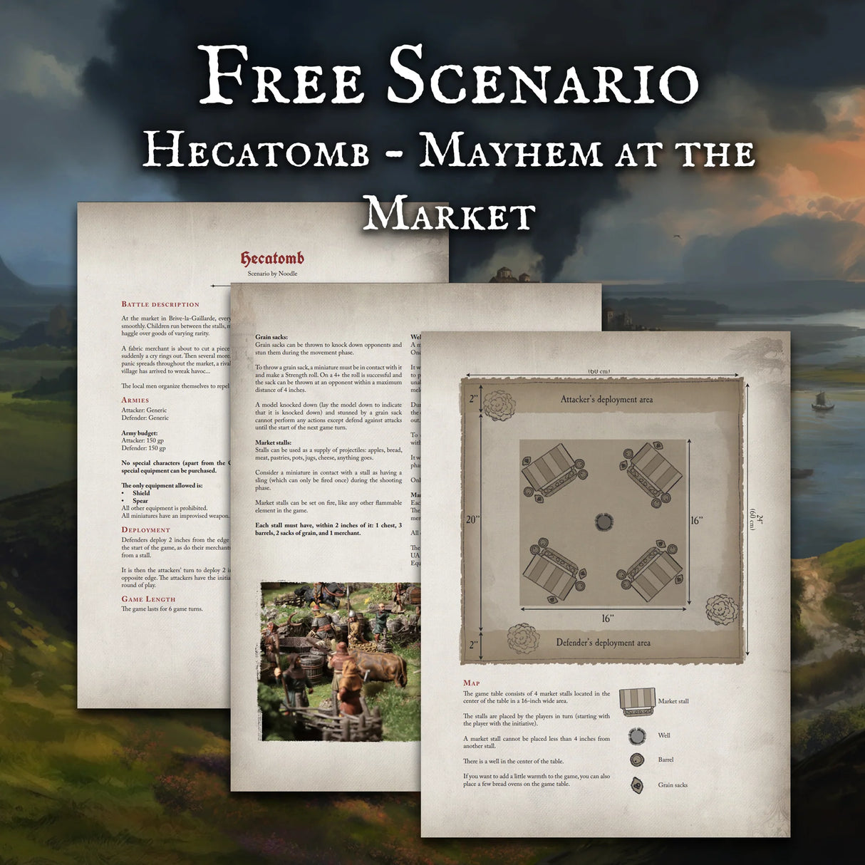 Victrix Miniatures - Market Stall (Dark Ages & Medieval)