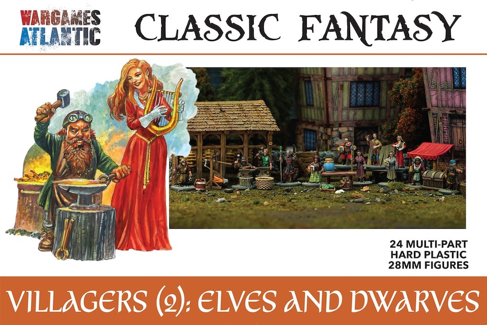 Classic Fantasy - Villagers (2): Elves & Dwarves