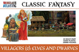 Classic Fantasy - Villagers (2): Elves & Dwarves