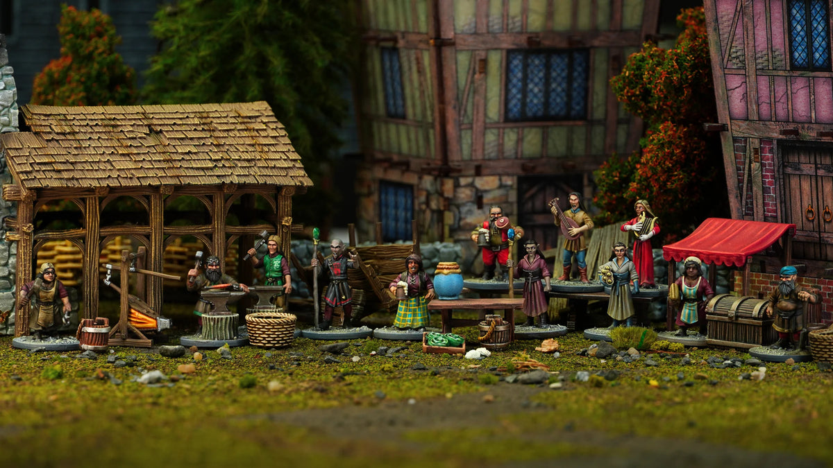 Classic Fantasy - Villagers (2): Elves & Dwarves