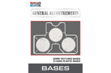 General Accoutrements - 50mm Textured Bases (3mm Bevel)
