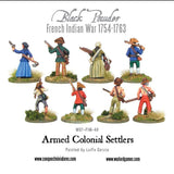 Black Powder - French Indian War: Armed Colonial Settlers