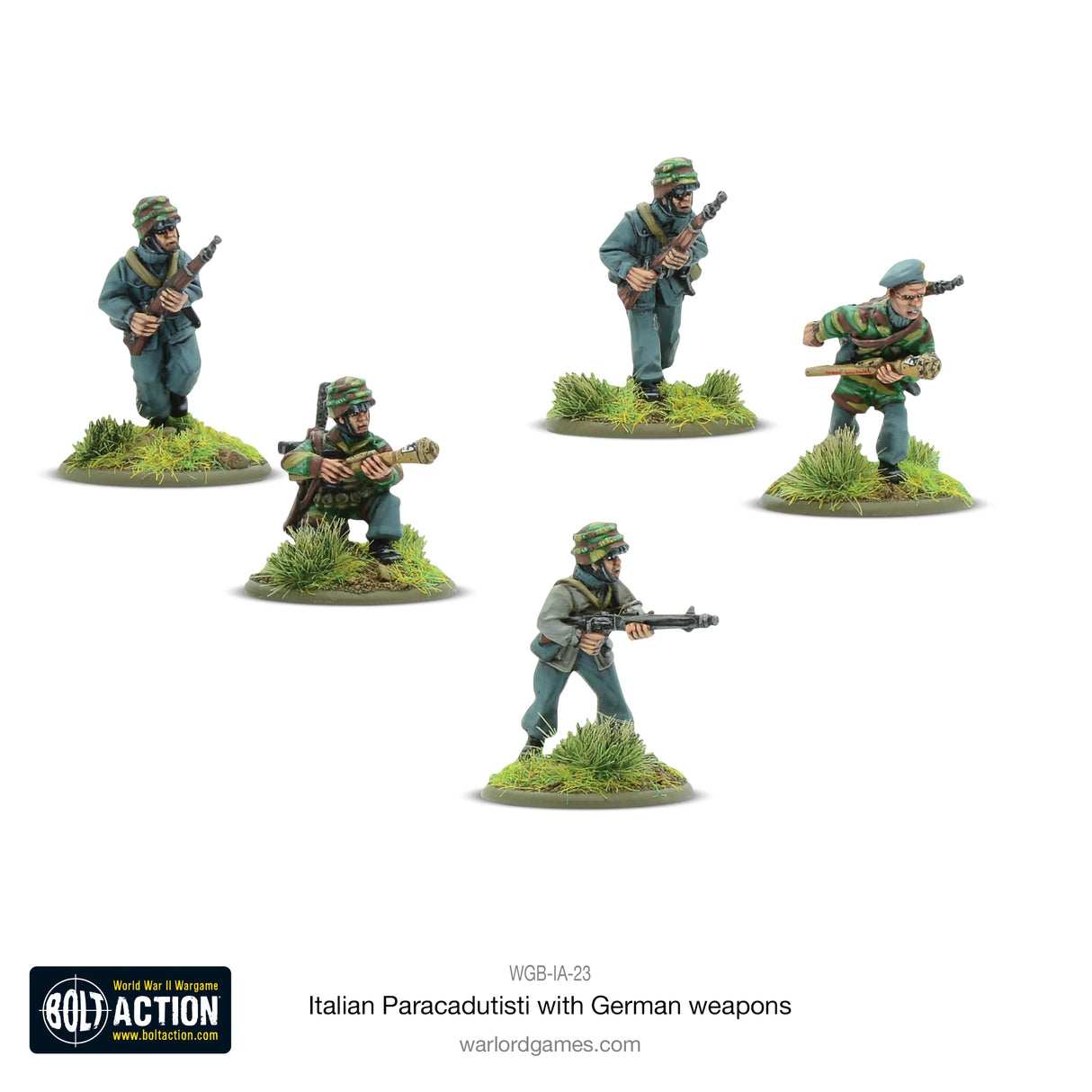 Bolt Action - Italian Paracadutisti with German Weapons