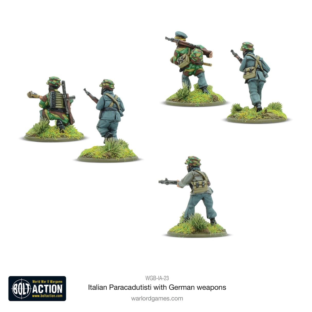 Bolt Action - Italian Paracadutisti with German Weapons