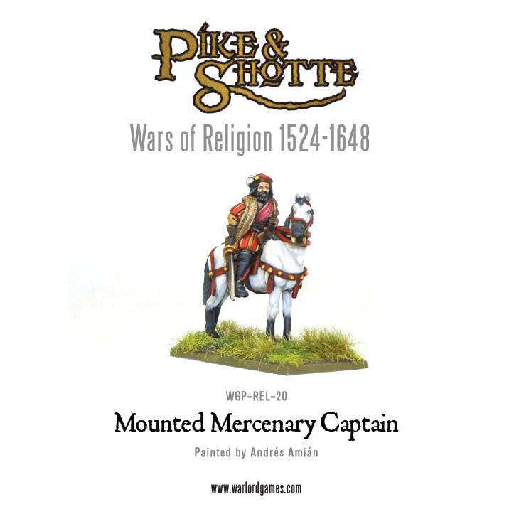Pike & Shotte - Mounted Mercenary Captain (Wars of Religion)