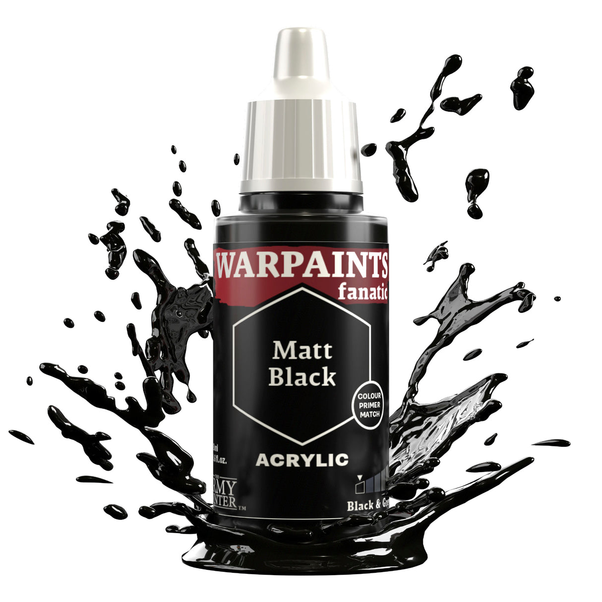 The Army Painter - Warpaints Fanatic: Matt Black