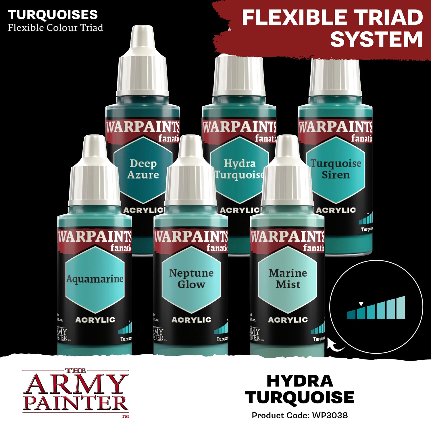 The Army Painter - Warpaints Fanatic: Hydra Turquiose