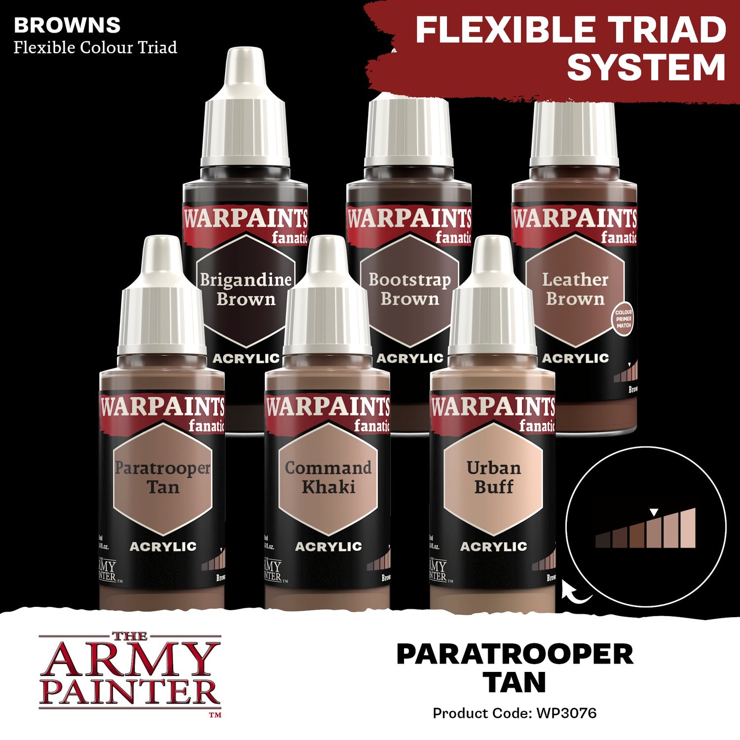 The Army Painter - Warpaints Fanatic: Paratrooper Tan