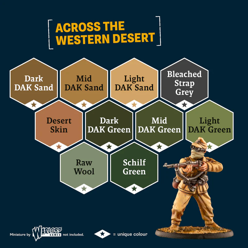 The Army Painter - Historical: World War II German Afrika Korps Paint Set