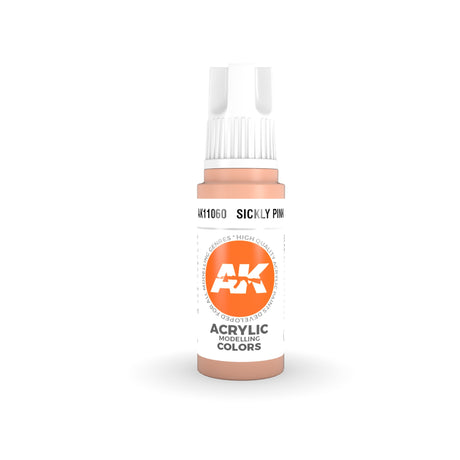 AK Interactive - 3 Gen Acrylics - Sickly Pink 17ml