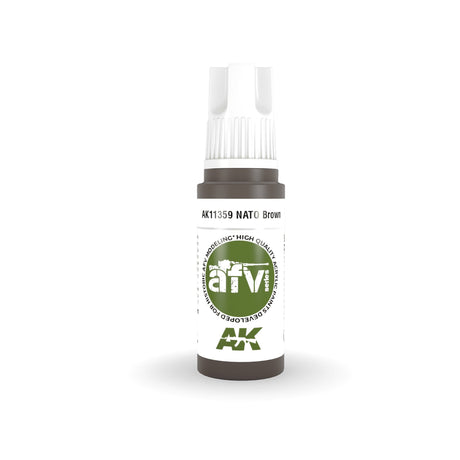 AK Interactive - 3 Gen Acrylics - Nato Brown 17ml