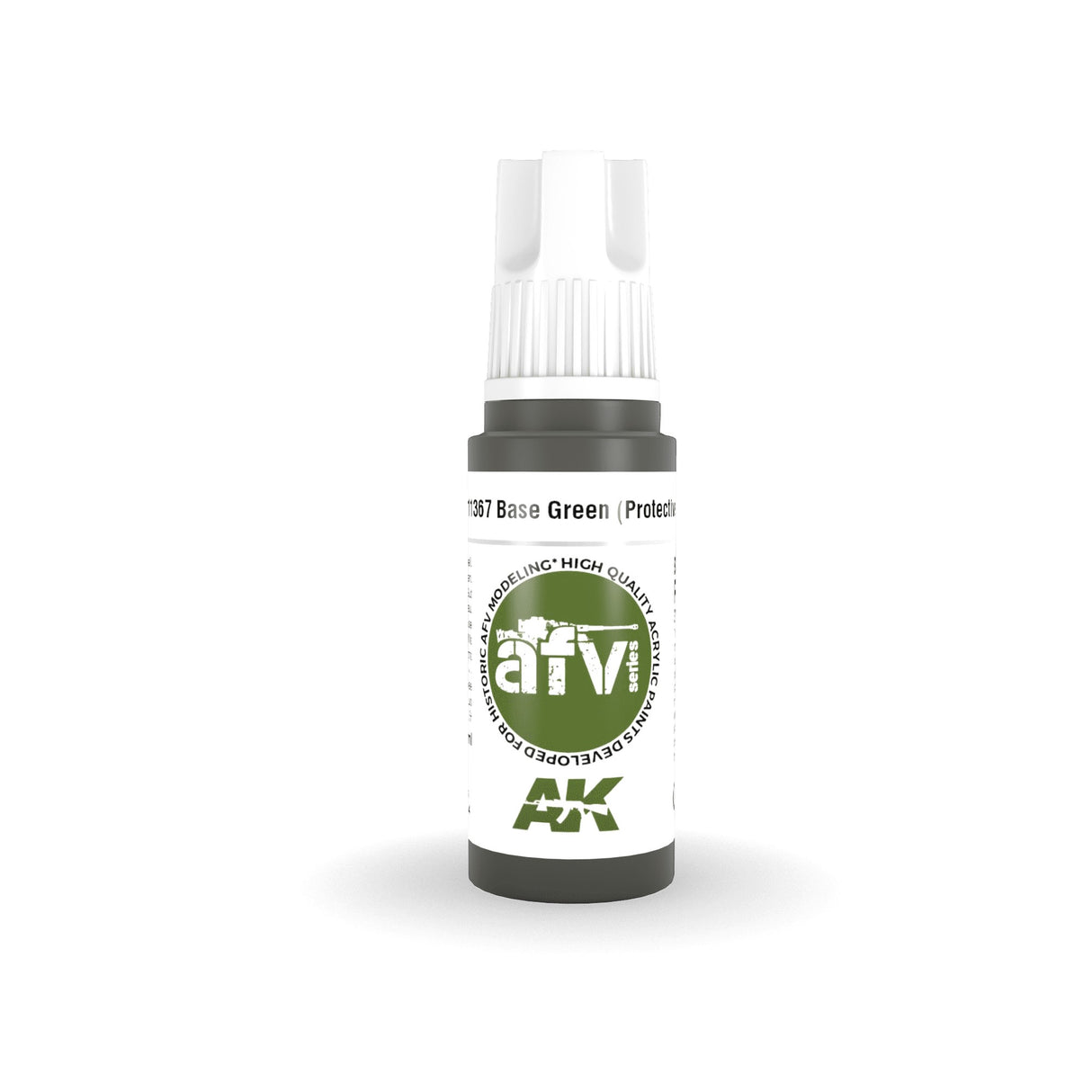 AK Interactive - 3 Gen Acrylics - Base Green (Protective) 17ml