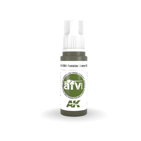 AK Interactive - 3 Gen Acrylics - Russian Green 4Bo 17ml