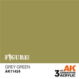 AK Interactive - 3 Gen Figures Acrylics - Grey Green  17ml