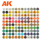 AK Interactive - 3 Gen Acrylics - Briefcase 120 Best Colours for Wargames; Fantasy and SciFi