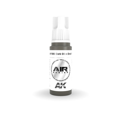 AK Interactive - 3 Gen Acrylics - Dark Olive Drab 41 17ml